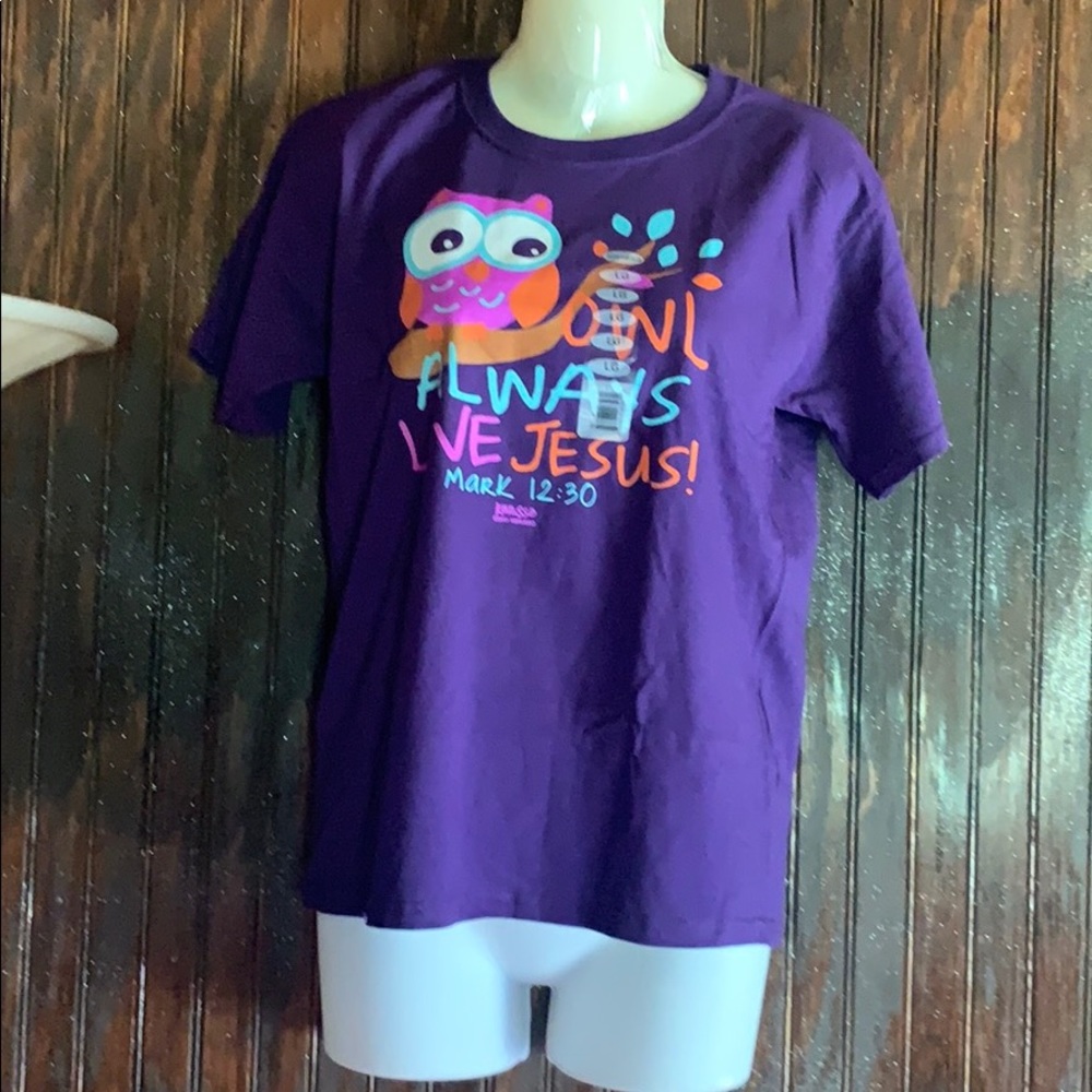 Owl Always love Jesus Tee (Kerusso)